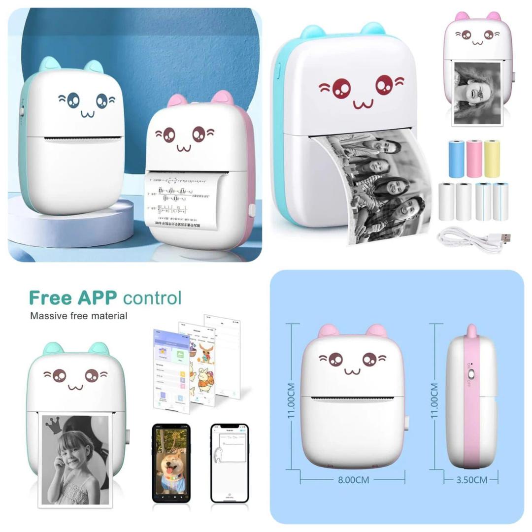 Cute Pocket Printer for Students & Creators