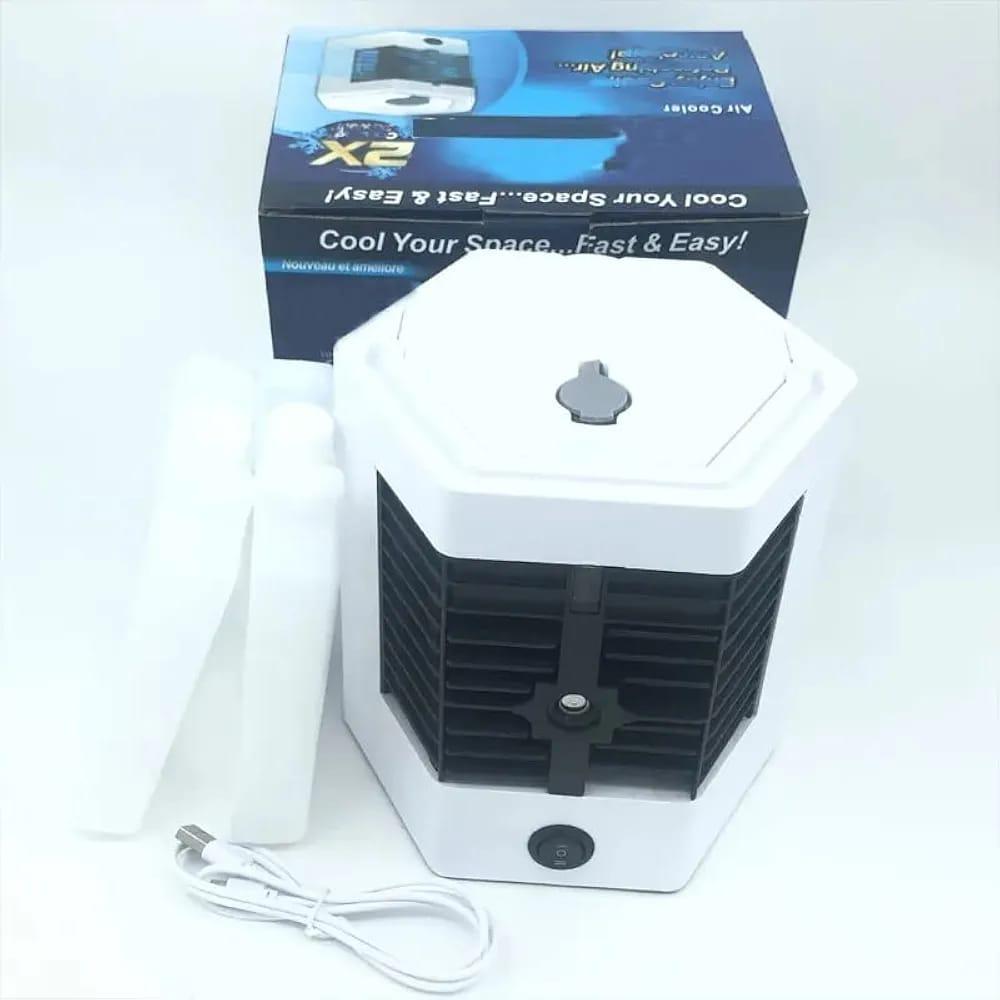Portable Mini Air Cooler White ABS 2X Pro